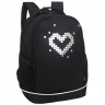 Рюкзак для девочек школьный (Grizzly) арт.RG-663-4/2 чёрный - голографический 28х38х18 см Рюкзак для девочек школьный (Grizzly) арт.RG-663-4/2 чёрный - голографический 28х38х18 см
