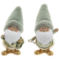 Статуэтка декоративная "Дед Мороз" 12см 2 вида арт.825035