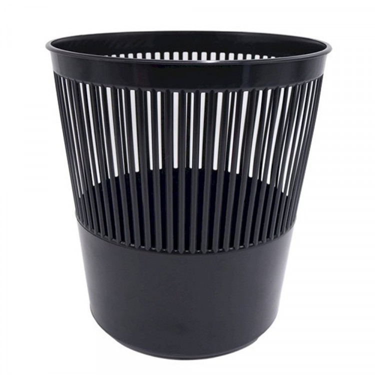 Корзина для мусора 10л решетчатая черная арт.15-8387 (Ст.20)