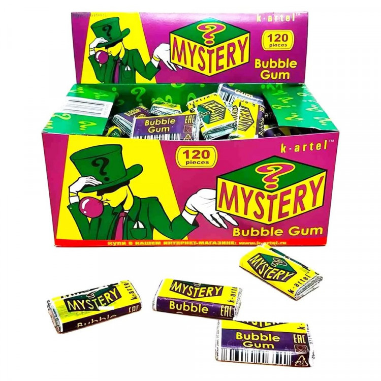 Жев. резинка Mystery 2.5гр (Ст.120)