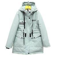 Куртка осенняя  для девочки (Yikai) арт.scs-889-1 размерный ряд 36/140-44/164  цвет мятный