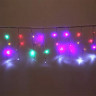 Гирлянда эл.д/дома подвесная Бахрома 1,5*0,4м 48LED (св.провод) цв.мульти реж.мерцание арт.725-981