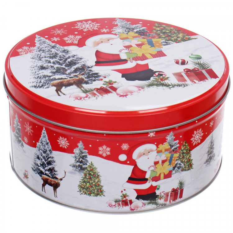 Банка жестяная "Настроение праздника" 16,5*8см 1500мл арт.894-409