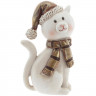 Статуэтка декоративная "Котёнок в шапочке и шарфе" 09см 2 вида арт.825218 Статуэтка декоративная