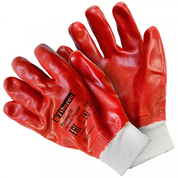 Перчатки "Повышенная стойкость к загрязнениям", полиэстер+хб, ПВХ покрытие, 10(XL), Fiberon, PSV025P Перчатки "Повышенная стойкость к загрязнениям", полиэстер+хб, ПВХ покрытие, 10(XL), Fiberon, PSV025P
