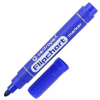 Маркер CENTROPEN FLIPCHART ВО круглый 2,5мм синий арт.8550/1С