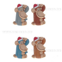 юМагнит СИМВОЛ ГОДА "Обезьяна" 6см асс. арт.674116