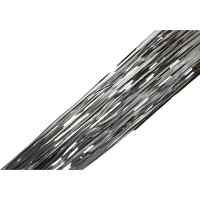 Дождь новогодний двуслойный прямой 20*100см цв.серебро Дождь новогодний двуслойный прямой 20*100см цв.серебро