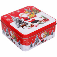 Банка жестяная "Настроение праздника" 15*15*6,5см 1500мл арт.894-415