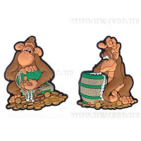 юМагнит СИМВОЛ ГОДА "Обезьяна" 6см асс. арт.663420