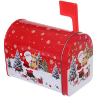 Банка жестяная "Настроение праздника" 13,5*7,5*9,5см арт.894-406 Банка жестяная "Настроение праздника" 13,5*7,5*9,5см арт.894-406