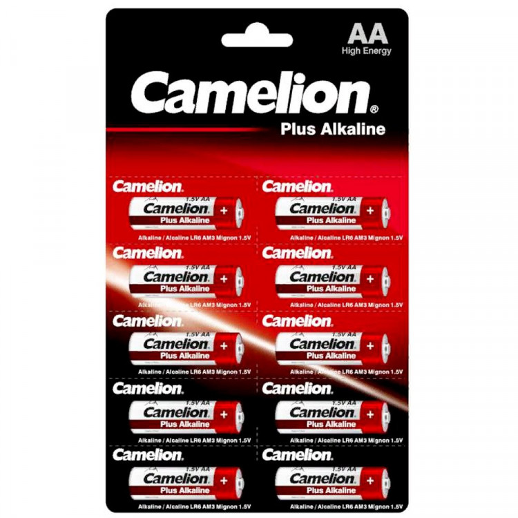 Батарейки Camelion LR06 (АА) алкалиновые BL10 отрывной (цена за 1шт) (Ст.10) Батарейки Camelion LR06 (АА) алкалиновые BL10 отрывной (цена за 1шт) (Ст.10)