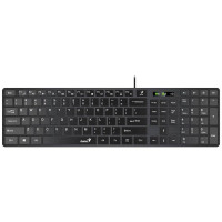 Клавиатура провод Genius SlimStar126, USB, черный