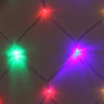 Гирлянда эл. д/дома сетка 2*1,5м 144LED цв.мульти (св.провод) (можно соединить) 8реж IP-20 арт.183-757