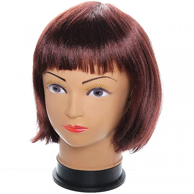 Парик карнавальный "Каре" цв.каштановый" арт.770-558