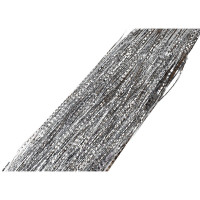 Дождь новогодний двуслойный рифленый 200*1000мм цв. серебро Дождь новогодний двуслойный рифленый 200*1000мм цв. серебро