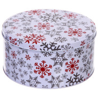 Банка жестяная "Снежинка" 16,8*8см 1500мл арт.894-434