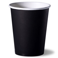 Стакан бумажный 200/260мл черный 10шт в упаковке Стакан бумажный 200/260мл черный 10шт в упаковке