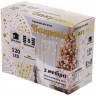 Гирлянда эл.д/дома подвесная Бахрома 3*0,3/0,5м 120LED (св.провод) цв.т.белый 8реж. арт.725-0560