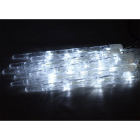 Гирлянда электрическая для дома фигурная 2,5м*20см 24LED "Сосулька" цвет белый (светлый провод) 8режимов арт.183-149 Гирлянда электрическая для дома фигурная 2,5м*20см 24LED "Сосулька" цвет белый (светлый провод) 8режимов арт.183-149