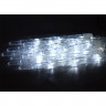 Гирлянда электрическая для дома фигурная 2,5м*20см 24LED "Сосулька" цвет белый (светлый провод) 8режимов арт.183-149 Гирлянда электрическая для дома фигурная 2,5м*20см 24LED