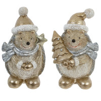 Статуэтка декоративная "Ёжик в шапочке и шарфе" 12см 2 вида арт.807940