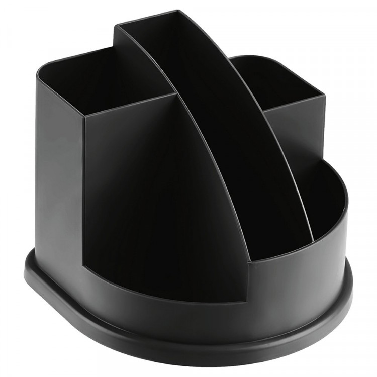 Подставка для канцелярских принадлежностей (СТАММ) АВАНГАРД черный арт.ОР52