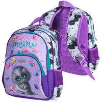 Рюкзак для девочек школьный (Attomex) Basic Meow Cat 38x27x17см арт.7033438