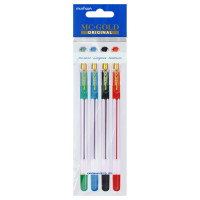 Набор ручек шариковых 4 цвета (MunHwa) MC Gold d=0.5 мм арт.BMC-02BBRG/4op Набор ручек шариковых 4 цвета (MunHwa) MC Gold d=0.5 мм арт.BMC-02BBRG/4op