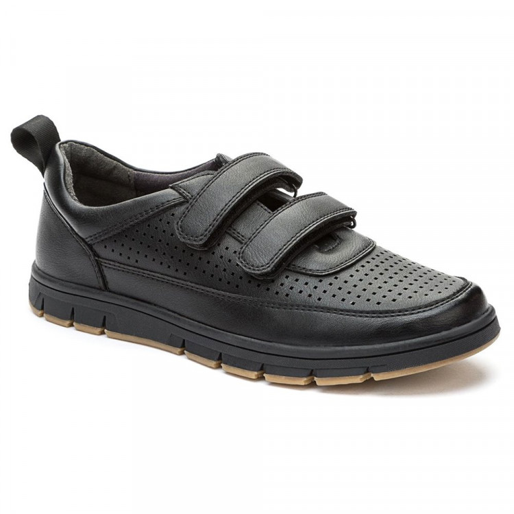 Полуботинки для мальчика (TESORO) черные верх-искусственная кожа подкладка-натуральная кожа  артикул  148670/03-01