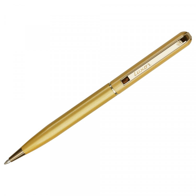 Ручка шариковая подарочная (LUXOR) Alenia корпус золото, поворотный механизм, футляр арт.210024 Ручка шариковая подарочная (LUXOR) Alenia корпус золото, поворотный механизм, футляр арт.210024