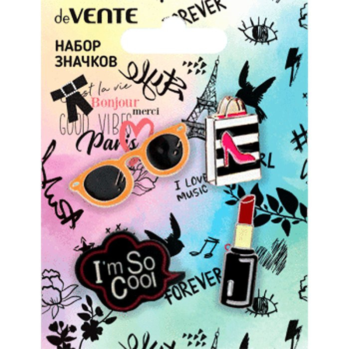 ЛИКВИДАЦИЯНабор значков (deVENTE) I am so cool арт.8092127