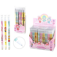 Ручка гелевая ПИШИ-СТИРАЙ (Mazari) Зубастик синий, 0,38мм арт.M-5856-70