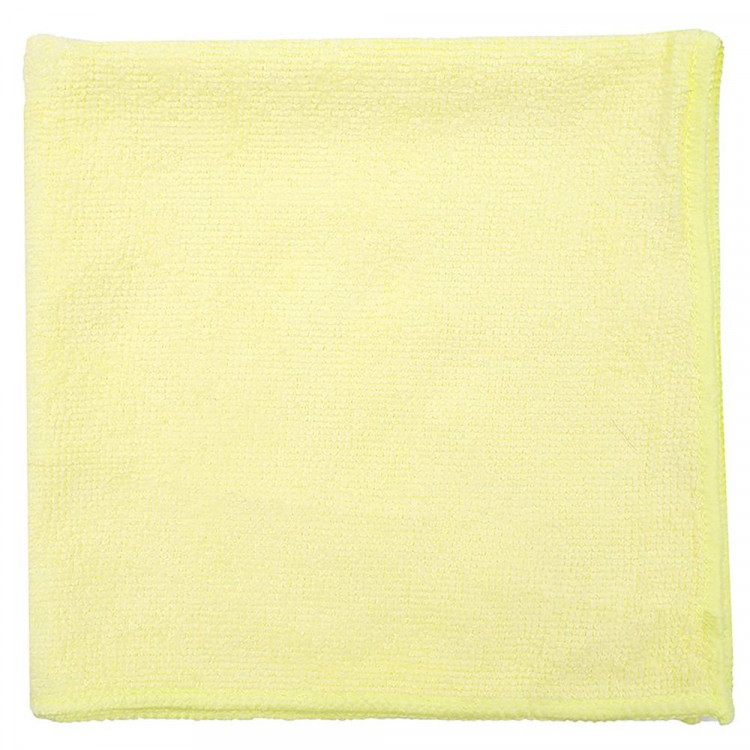 Салфетка универсальная микрофибра 40*40 220г/м2 б/уп желтая арт.31-3981