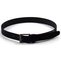 Ремень детский натуральная кожа цвет черный полудутый (90-110см) арт.Л.30 Ремень детский натуральная кожа цвет черный полудутый (90-110см) арт.Л.30