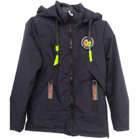 Куртка  для мальчика (MULTIBREND) арт.yb-YY2322-1 размерный ряд 32/128-40/152 цвет синий