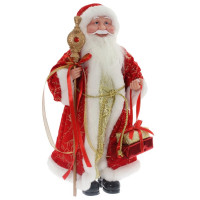 Игрушка декор. "Дед Мороз" 42,5см в красной шубке арт.754177