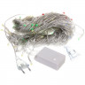 Гирлянда эл.д/дома занавес Bright light 3*3м 240LED (св.провод) цв.мульти 8реж. арт.725-925