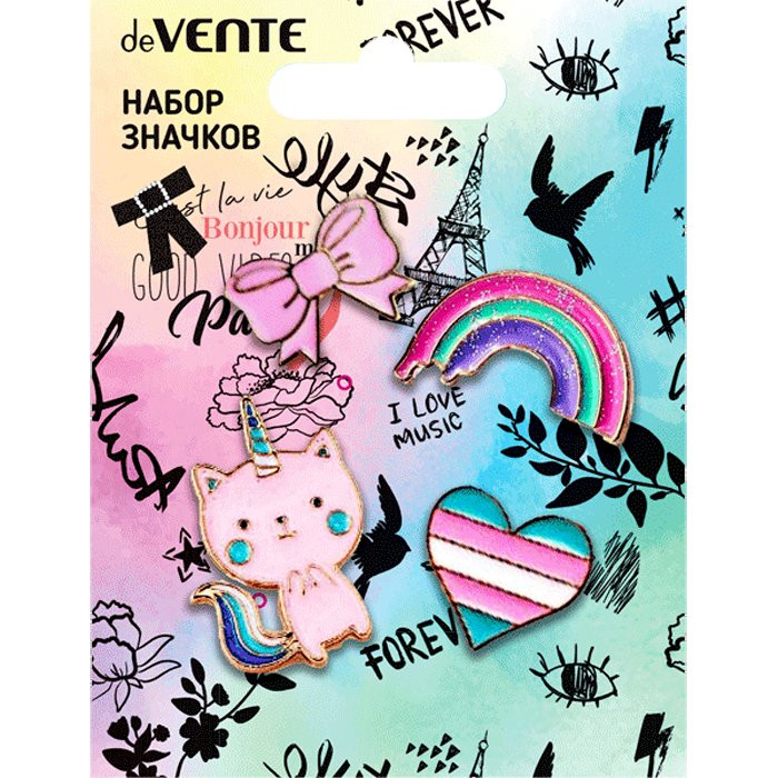 Набор значков (deVENTE) Kitty арт.8092114