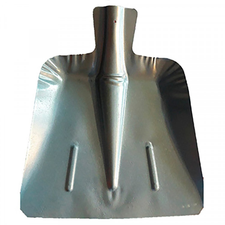 Лопата снеговая 450*380 мм стальная  с черенком дерево