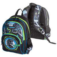 Рюкзак для мальчиков школьный (Attomex) Basic T-Rex Dino 38x27x17см арт.7033443