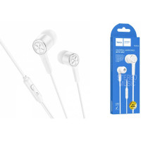 Наушники вакуумные проводные HOCO M104 цв.белый