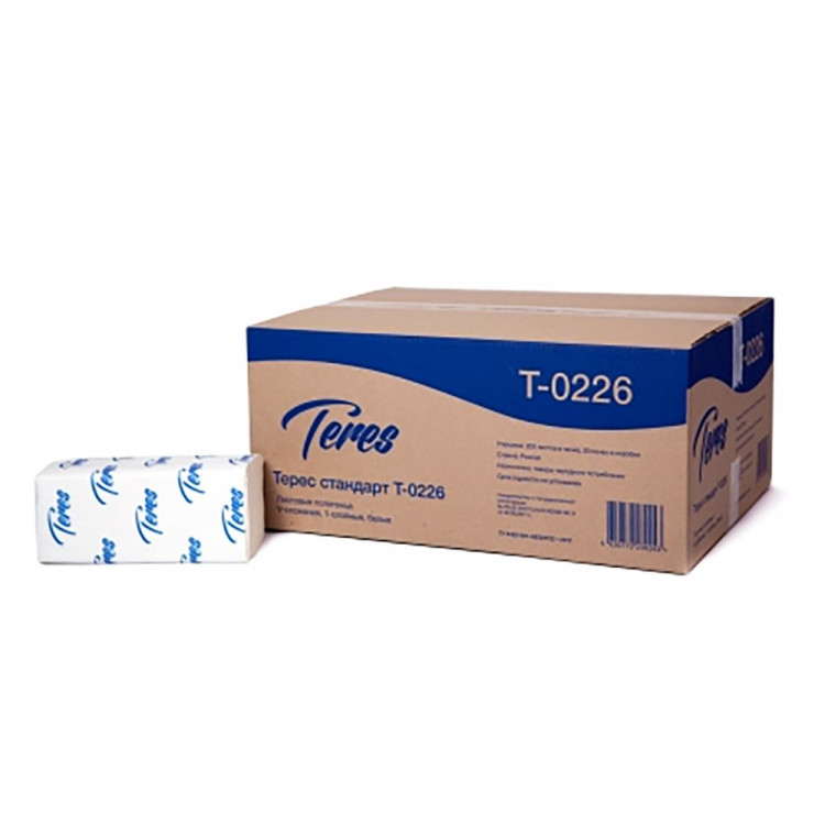 Полотенце бумажное V(ZZ)-сложение 1-сл 200л белые Терес Стандарт (22*23) Система H3 арт.Т-0226 (Ст.20) Полотенце бумажное V(ZZ)-сложение 1-сл 200л белые Терес Стандарт (22*23) Система H3 арт.Т-0226 (Ст.20)