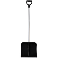 Лопата снеговая пластик 400*370 мм с черенком алюминий с оцинк. наконечником Vega арт.329767 Лопата снеговая пластик 400*370 мм с черенком алюминий с оцинк. наконечником Vega арт.329767