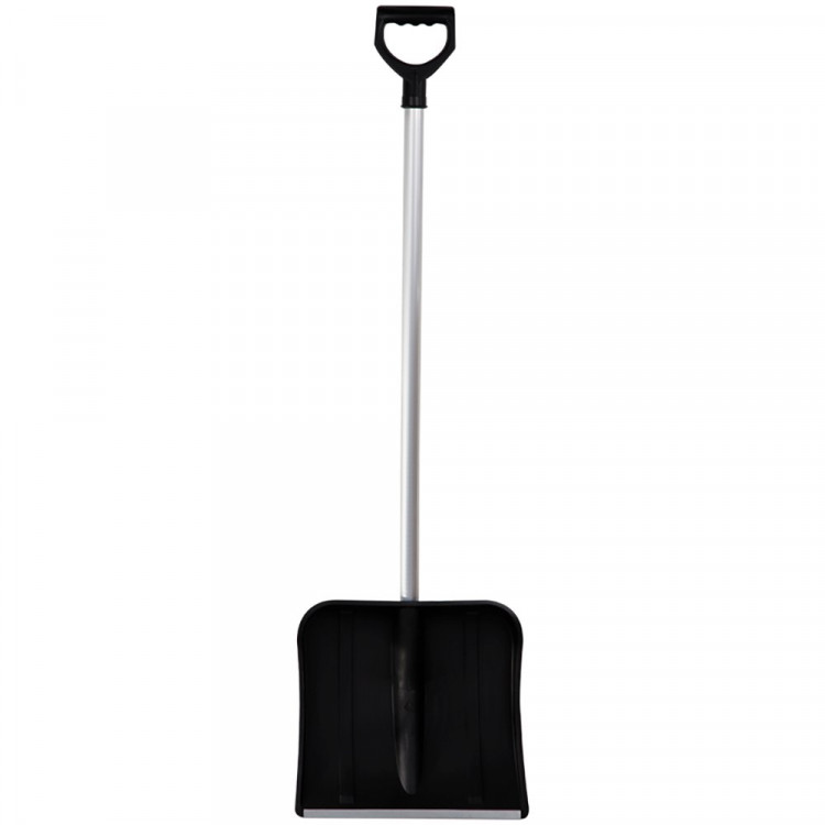 Лопата снеговая пластик 400*370 мм с черенком алюминий с оцинк. наконечником Vega арт.329767 Лопата снеговая пластик 400*370 мм с черенком алюминий с оцинк. наконечником Vega арт.329767