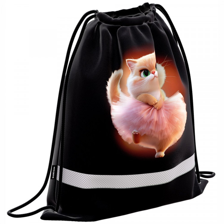 Сумка для сменной обуви 1 отделение с вентиляцией (ErichKrause) Prima Cat 41х50 см арт.64950