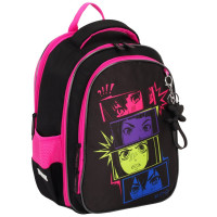 Рюкзак для девочек (КОКОС) COMFORT Light Anime Style 27x38x16 см арт.213794