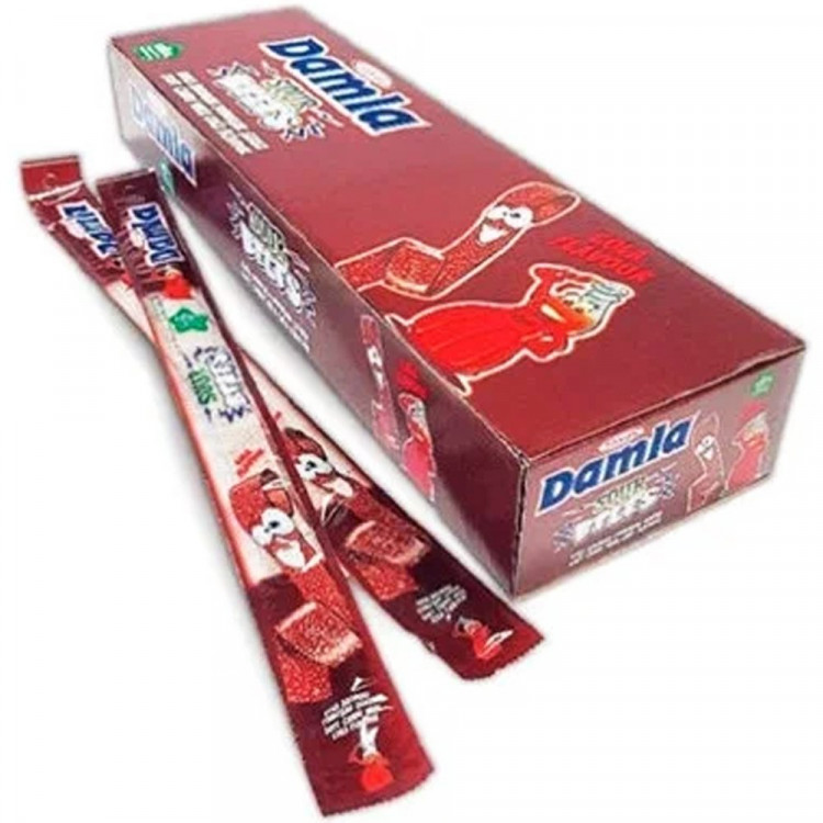 Жевательный мармелад Damla 15гр Ремешки Кола (Ст.72)