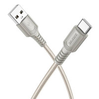 Кабель USB - USB Type-C BOROFONE BX116, 1м, серый