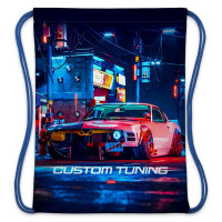 Сумка для сменной обуви 1 отделение Hatber Ночной дрифт 330х420мм арт.NMn_18017